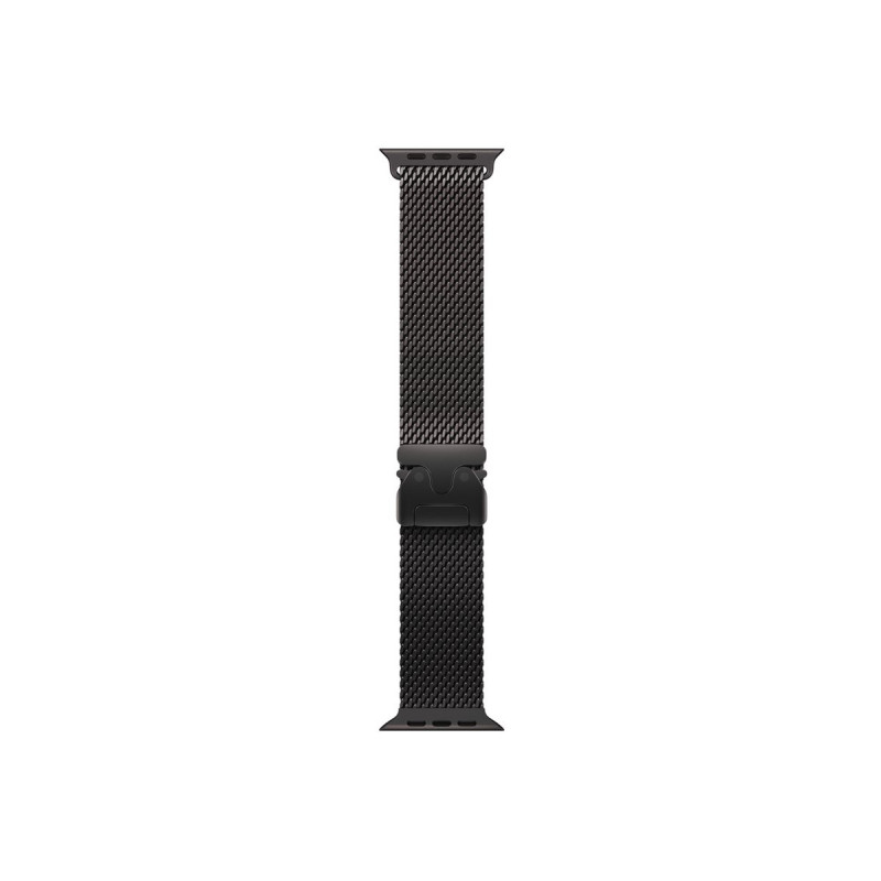 Apple MK0G4ZM/A λουράκι Milanese Loop από τιτάνιο για Apple Watch, 49 mm, μαύρο τιτάνιο, Medium