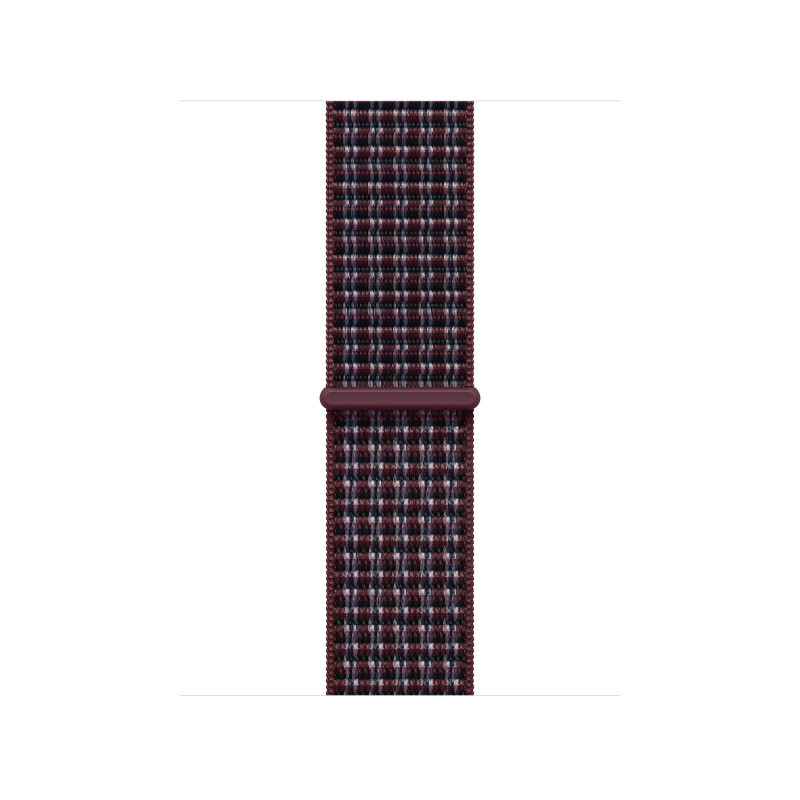 Apple MK7R4ZM/A Sport Loop λουράκι ρολογιού, 40 mm, μπορντό καρό