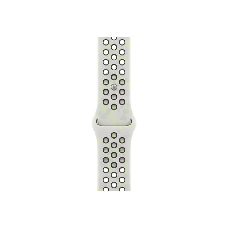 Apple Nike Sport Band λουράκι για Apple Watch 46 mm, Essential White, S/M, MKTQ4ZM/A