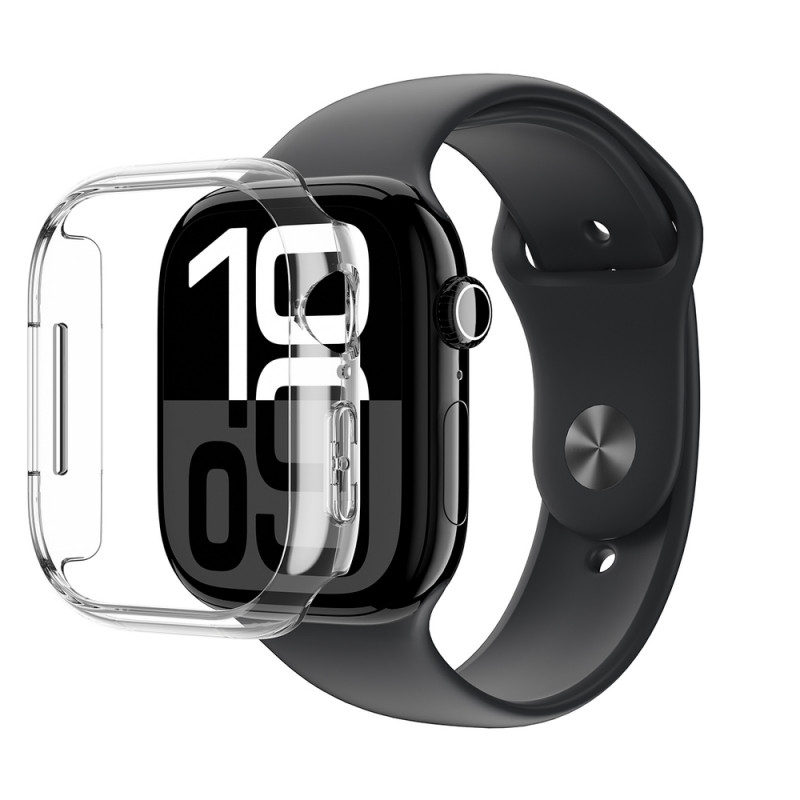 AmazingThing Minimal Case προστατευτική θήκη για Apple Watch 46 mm, διάφανη