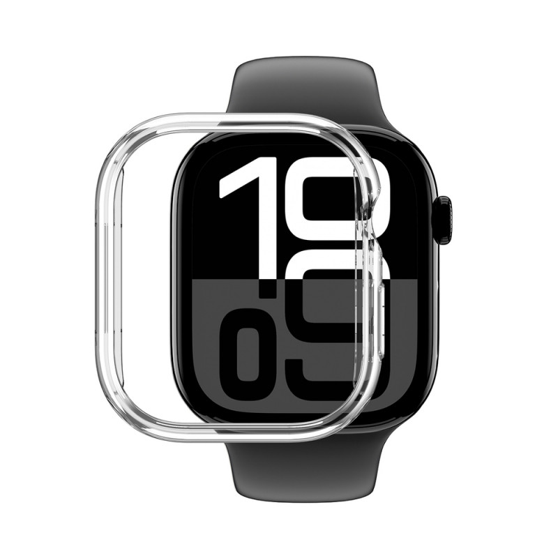 AmazingThing Minimal Case προστατευτική θήκη για Apple Watch 46 mm, διάφανη