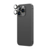 AmazingThing AR Aluminum 3 Lens Glass προστατευτικό φακών κάμερας με πλαίσιο για iPhone 16 Pro / 16 Pro Max, μαύρο