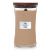 WoodWick Cashmere μεγάλο κερί, 610 g, καφέ