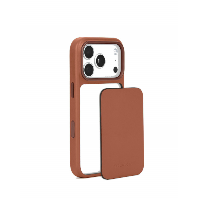 Mujjo Troubadour αρθρωτή δερμάτινη θήκη για Apple iPhone 18 Pro / 17 Pro, MagSafe, ταμπά