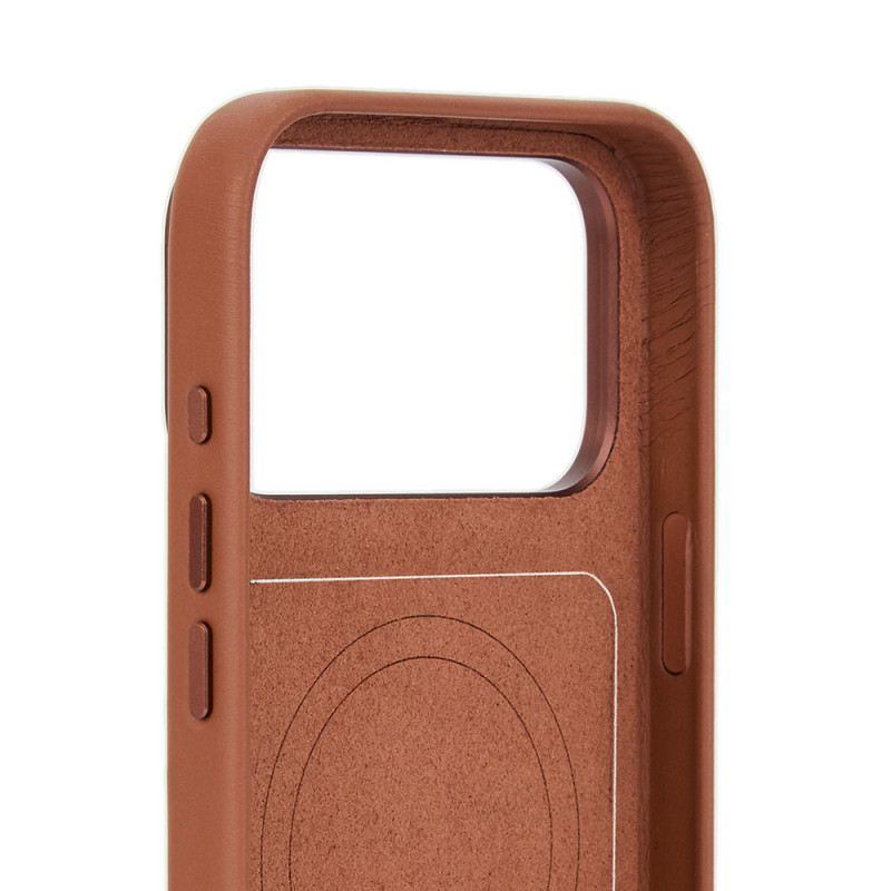 Mujjo Troubadour αρθρωτή δερμάτινη θήκη για Apple iPhone 18 Pro / 17 Pro, MagSafe, ταμπά