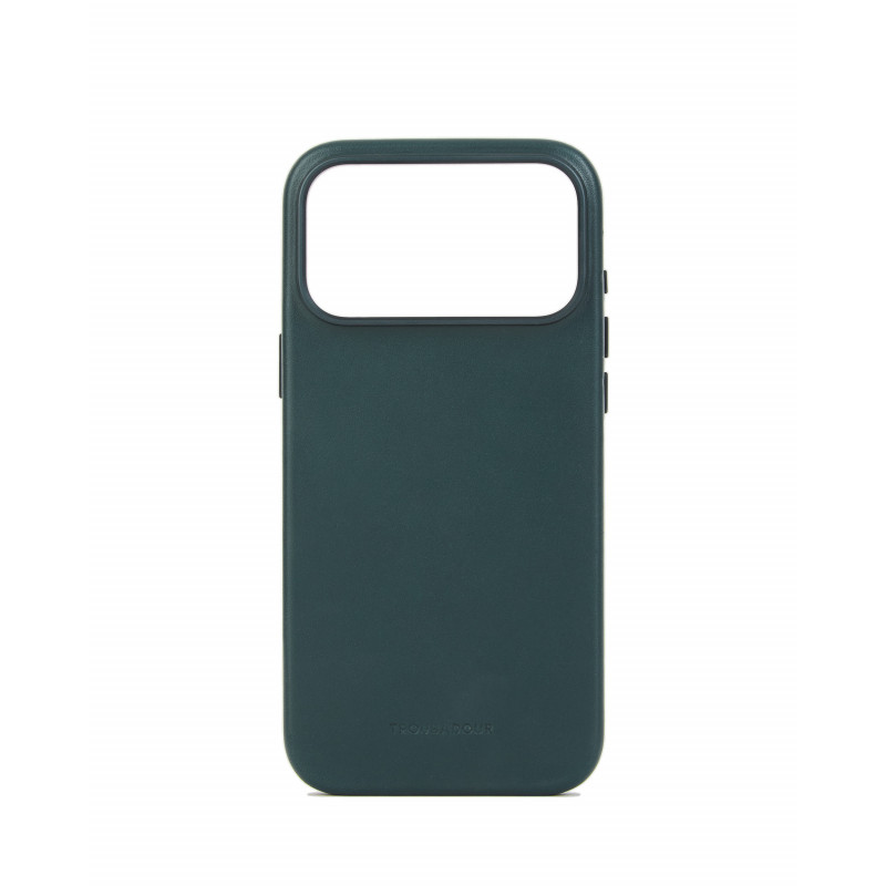Mujjo Troubadour δερμάτινη θήκη για Apple iPhone 18 Pro Max / 17 Pro Max, MagSafe, οψιδιανό πράσινο