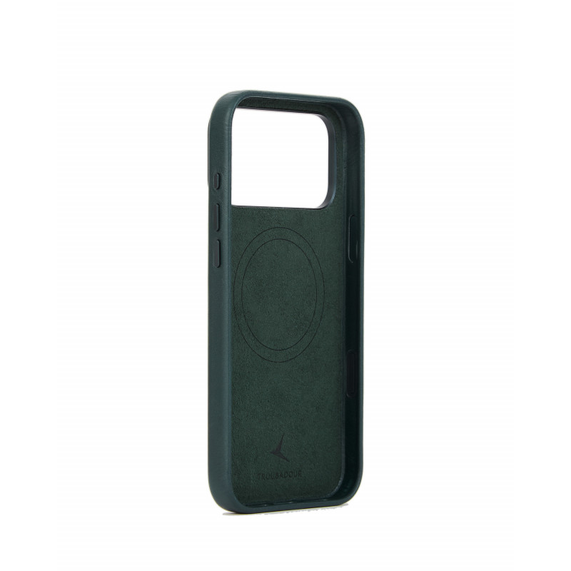 Mujjo Troubadour δερμάτινη θήκη για Apple iPhone 18 Pro Max / 17 Pro Max, MagSafe, οψιδιανό πράσινο