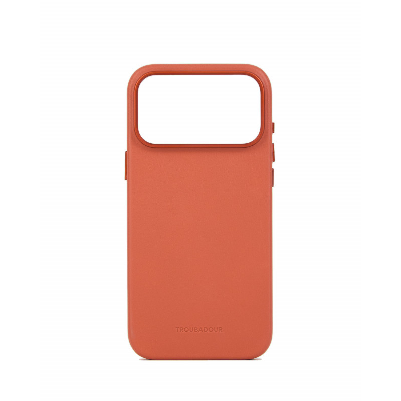 Mujjo Troubadour δερμάτινη θήκη για Apple iPhone 18 Pro Max / 17 Pro Max, MagSafe, τερακότα