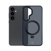 3MK Smoke Case Mag&Stand θήκη smartphone για Samsung Galaxy S25+, μαύρη