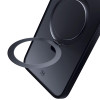3MK Smoke Case Mag&Stand θήκη smartphone για Samsung Galaxy S25+, μαύρη