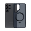 3MK Smoke Case Mag&Stand θήκη smartphone για Samsung Galaxy S25 Ultra, μαύρη