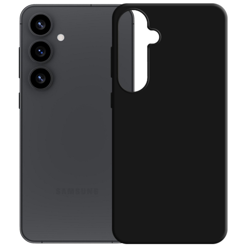 3MK Silicone Case θήκη σιλικόνης για Samsung Galaxy S25, μαύρη