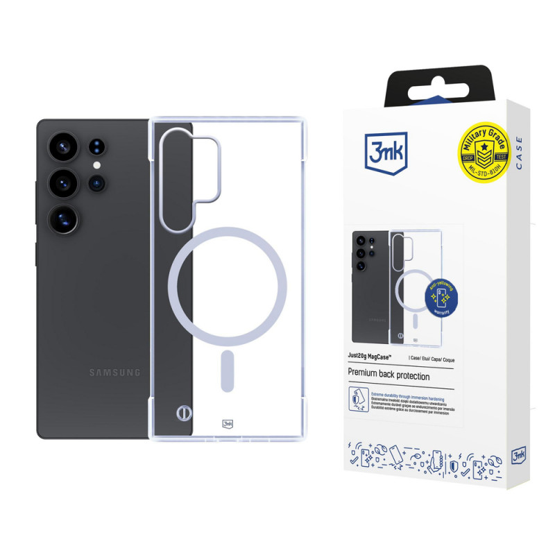 Θήκη 3mk Just20g MagCase για Samsung Galaxy S25 Ultra, διαφανής