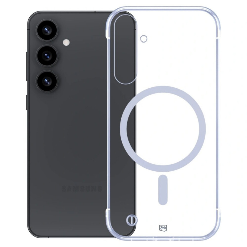 Θήκη 3mk Just20g MagCase για Samsung Galaxy S25+, διαφανής
