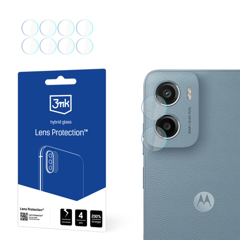 3MK Lens Protection προστατευτικό φακού κάμερας για Motorola Moto E15 (4 τεμ.)