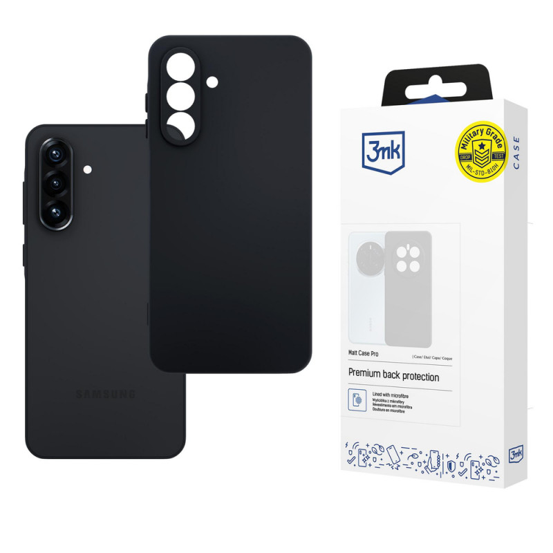 3MK Matt Case Pro θήκη για Samsung Galaxy A26 5G, μαύρη
