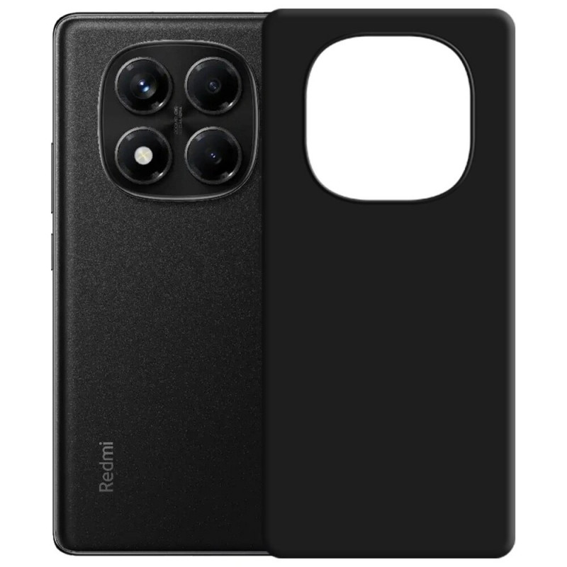3MK Silicone Case θήκη σιλικόνης για Xiaomi Redmi Note 14 Pro 5G, μαύρη