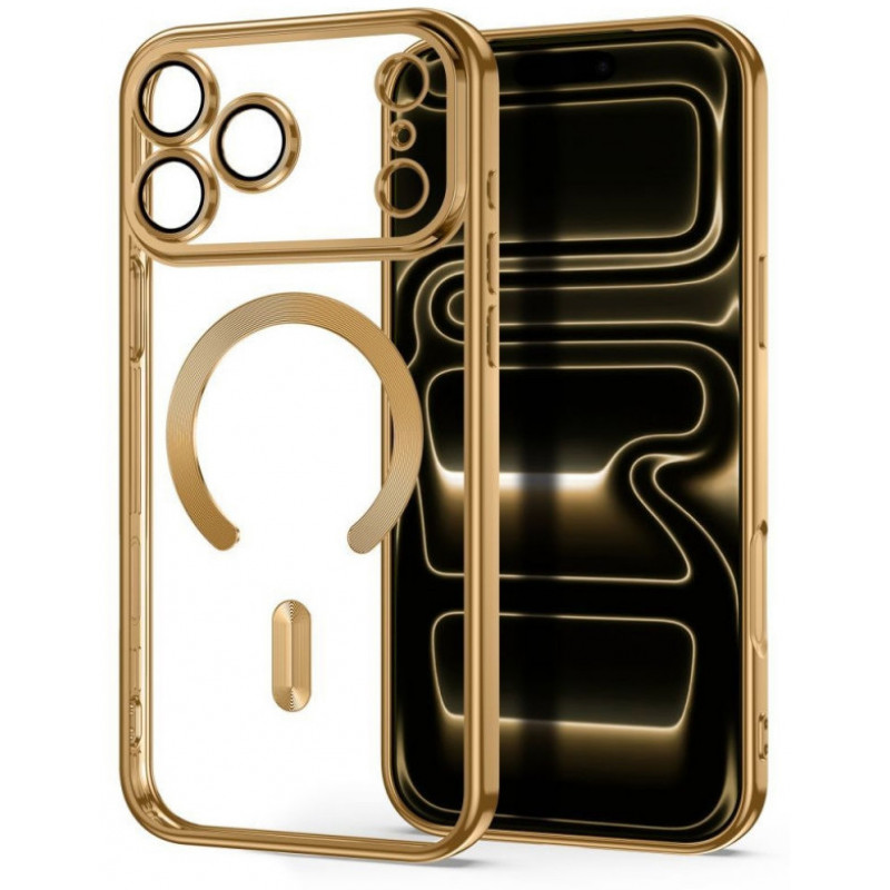 Tech-Protect Magflex MagSafe θήκη για Apple iPhone 17 Pro Max / 18 Pro Max, γυαλιστερό χρυσό