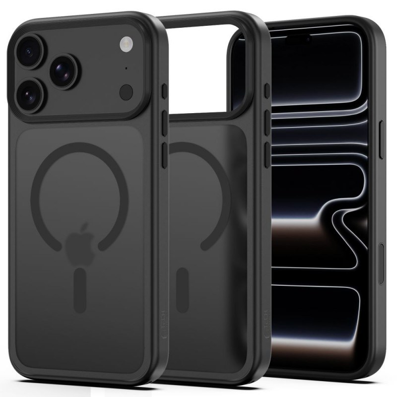 Tech-Protect Magmat MagSafe CC θήκη για Apple iPhone 17 Pro / 18 Pro, ματ μαύρη