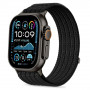 Tech-Protect Nylon Sport λουράκι για Apple Watch 44/45/46/49 mm, μαύρο