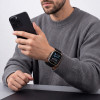 Tech-Protect Nylon Sport λουράκι για Apple Watch 44/45/46/49 mm, μαύρο