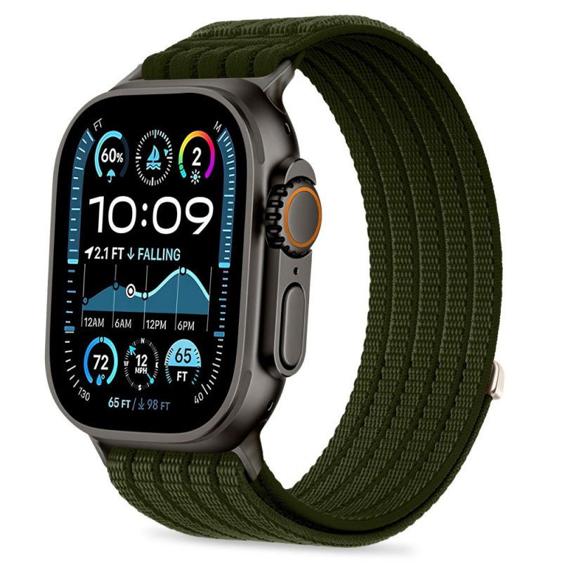 Tech-Protect Nylon Sport λουράκι για Apple Watch 44/45/46/49 mm, σκούρο πράσινο