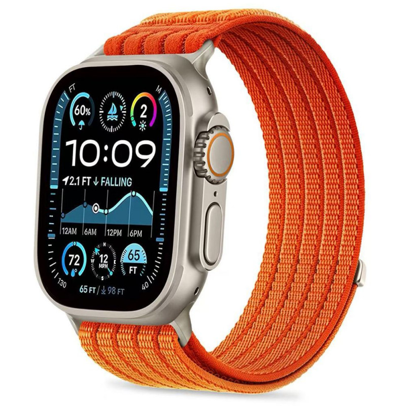 Tech-Protect Nylon Sport λουράκι για Apple Watch 44/45/46/49 mm, πορτοκαλί
