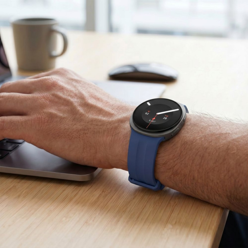 Tech-Protect Silicone Evo λουράκι για Samsung Galaxy Watch 8 / 9 / Classic 40 / 44 / 46 mm, ναυτικό μπλε