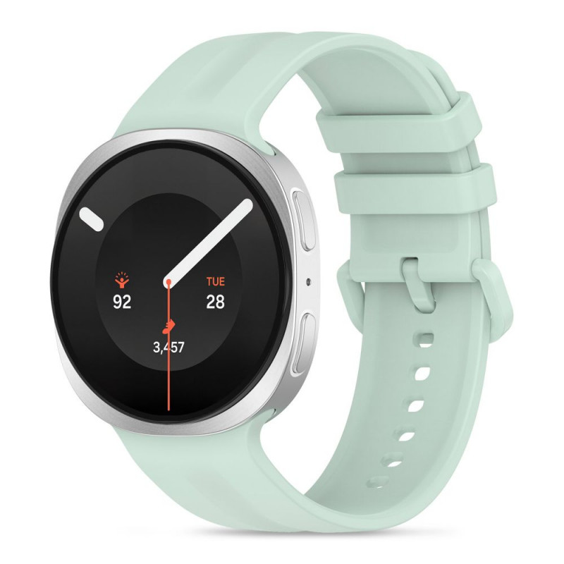Tech-Protect Silicone Evo λουράκι για Samsung Galaxy Watch 8 / 9 / Classic 40 / 44 / 46 mm, κρέμα μέντας