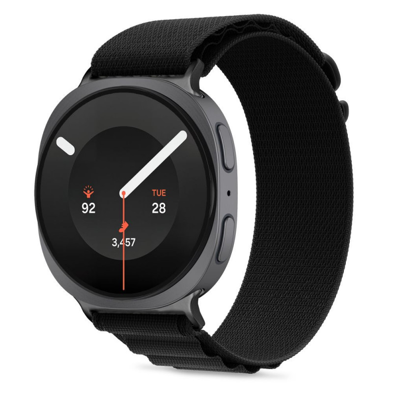 Tech-Protect Nylon Pro λουράκι για Samsung Galaxy Watch 8 / 9 / Classic 40 / 44 / 46 mm, μαύρο