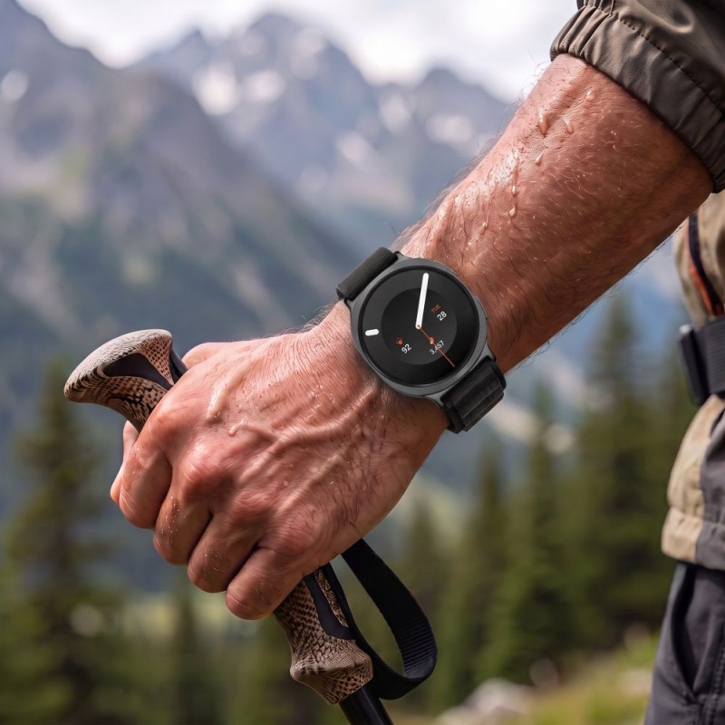 Tech-Protect Nylon Pro λουράκι για Samsung Galaxy Watch 8 / 9 / Classic 40 / 44 / 46 mm, μαύρο