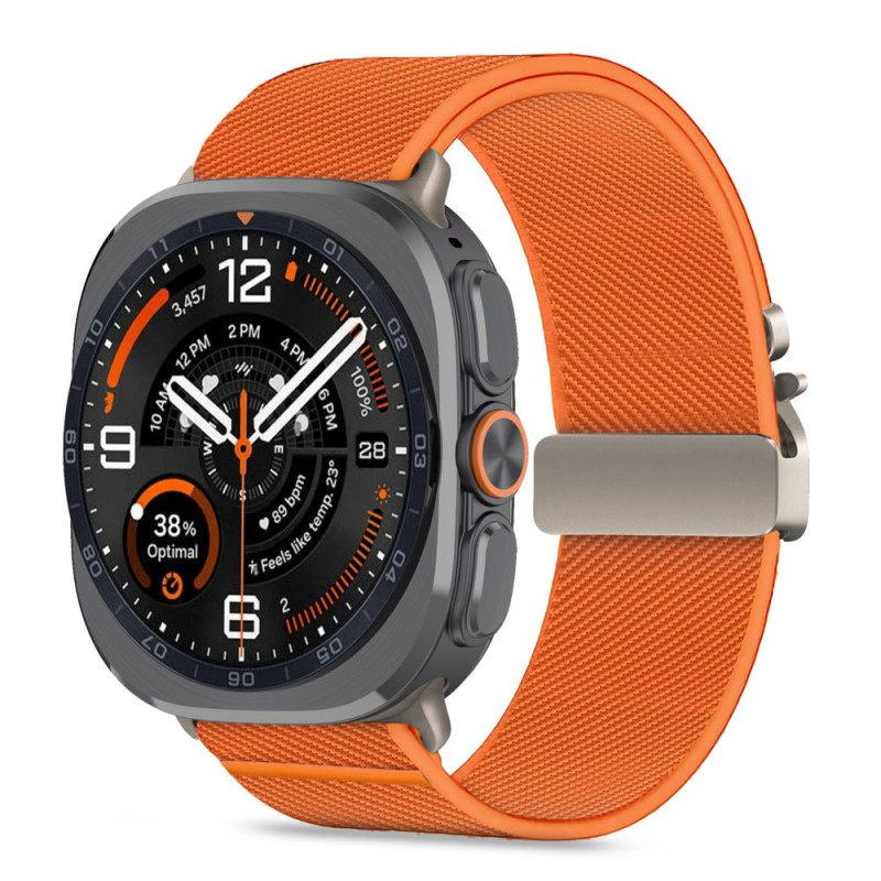 Tech-Protect Nylon Clasp λουράκι ρολογιού για Samsung Galaxy Watch Ultra 1 / 2 2024-2026 47 mm, πορτοκαλί
