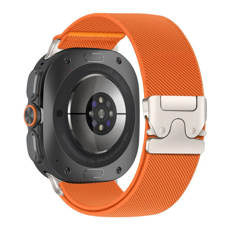 Tech-Protect Nylon Clasp λουράκι ρολογιού για Samsung Galaxy Watch Ultra 1 / 2 2024-2026 47 mm, πορτοκαλί
