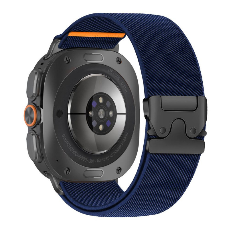 Tech-Protect Nylon Clasp λουράκι ρολογιού για Samsung Galaxy Watch Ultra 1 / 2 2024-2026 47 mm, ναυτικό μπλε