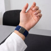 Tech-Protect Nylon Clasp λουράκι ρολογιού για Samsung Galaxy Watch Ultra 1 / 2 2024-2026 47 mm, ναυτικό μπλε