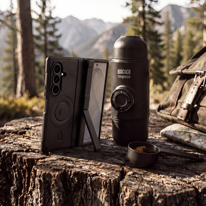 Tech-Protect Kevlar Pro MagSafe θήκη για Samsung Galaxy Z Fold 8 Ultra, μαύρη