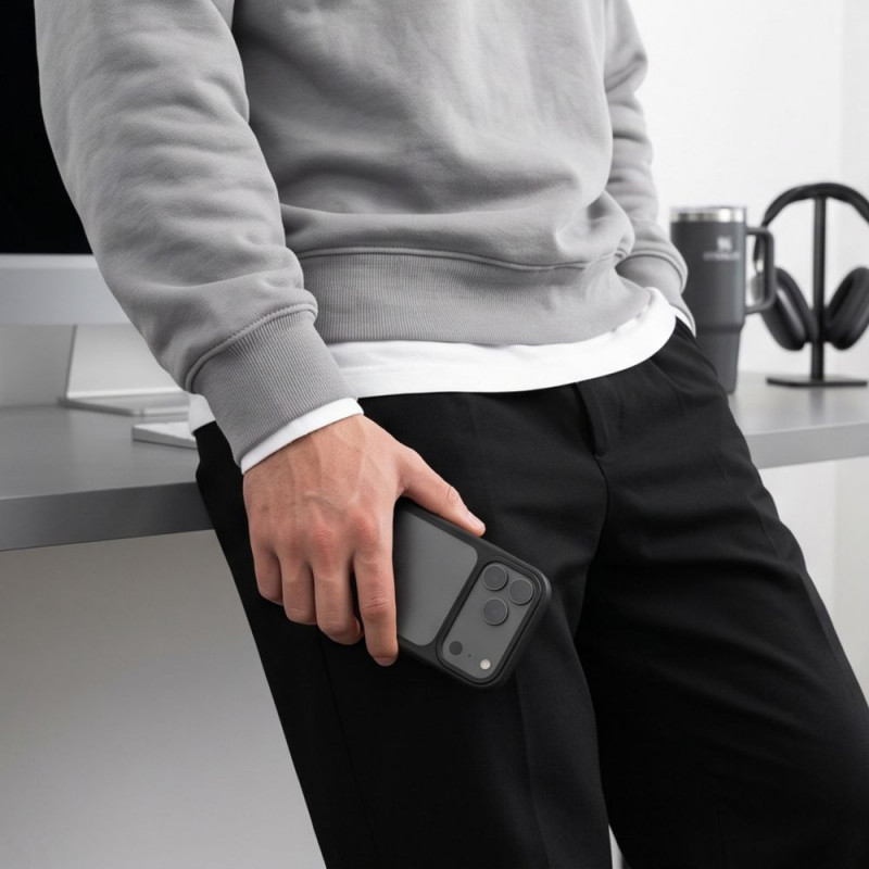 Tech-Protect Magmat CC θήκη για Apple iPhone 17 Pro Max / 18 Pro Max, ματ μαύρη