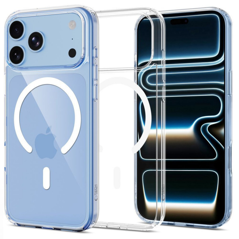 Tech-Protect FlexAir Hybrid MagSafe θήκη με σκληρυμένο γυαλί (2 τεμ.) για Apple iPhone 17 Pro Max / 18 Pro Max, διάφανη