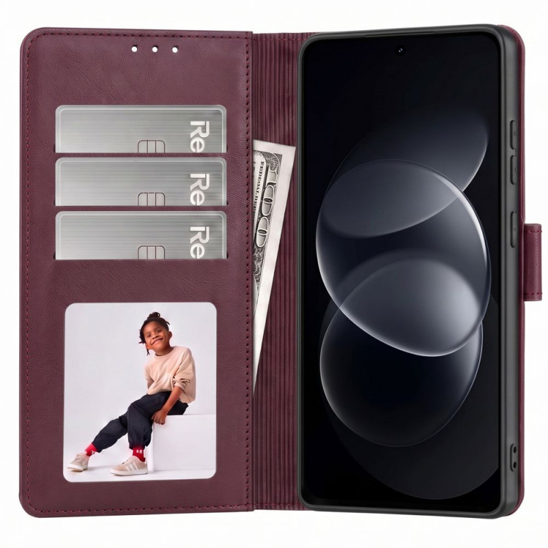 Tech-Protect Wallet θήκη πορτοφόλι για Xiaomi Redmi Note 17 Pro 5G, μπορντό