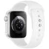 Tech-Protect Silicone λουράκι για Apple Watch 8/9/10/11/12/SE 40/41/42 mm, λευκό