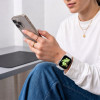 Tech-Protect Silicone λουράκι για Apple Watch 8/9/10/11/12/SE 40/41/42 mm, λευκό