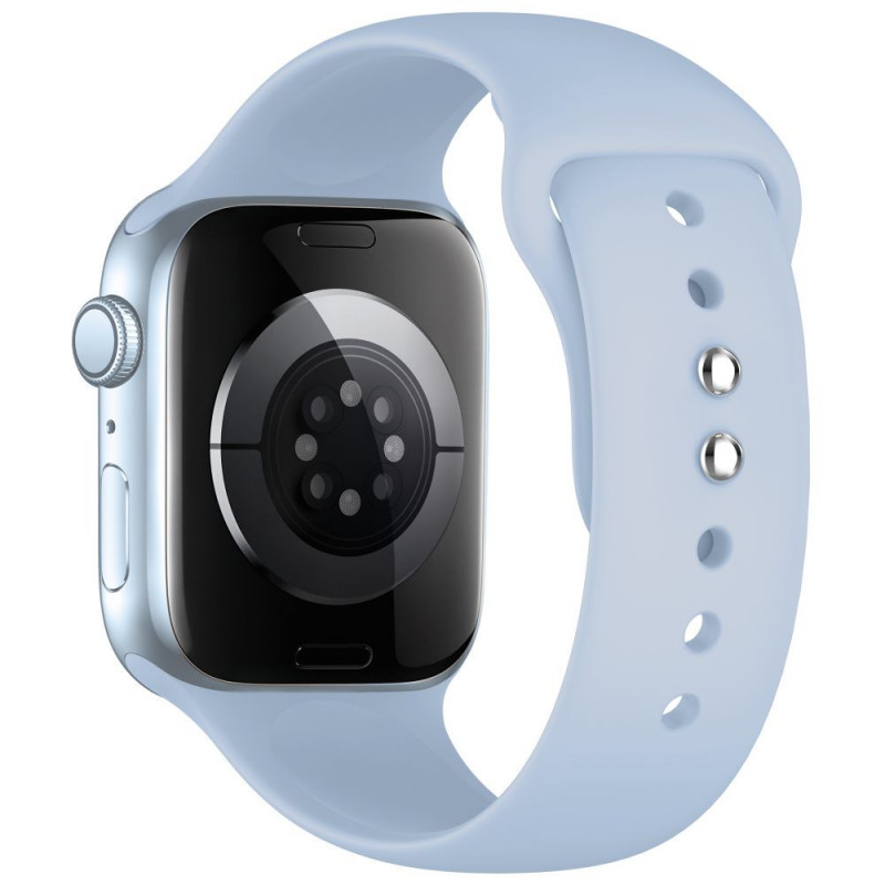 Tech-Protect Silicone λουράκι για Apple Watch 8/9/10/11/12/SE 40/41/42 mm, ανοιχτό μπλε