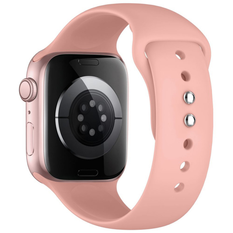 Tech-Protect Silicone λουράκι για Apple Watch 8/9/10/11/12/SE/Ultra 44/45/46/49 mm, σκονισμένο ροζ