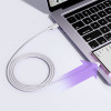 Καλώδιο Joyroom S-A14 Multi-Color Series USB-C - USB-C, 60 W, 480 Mbps, 1,2 μ., λευκό (S-CC100A141W)