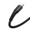 Joyroom Starry Series SA32-CC3 καλώδιο USB-C - USB-C, 60 W, 480 Mbps, 1 m, μαύρο