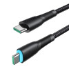 Joyroom Starry Series SA32-CC3 καλώδιο USB-C - USB-C, 60 W, 480 Mbps, 1 m, μαύρο