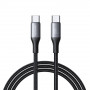 Joyroom Flash Series S-A28 καλώδιο USB-C - USB-C, 60 W, 480 Mbps, 1 m, μαύρο