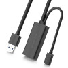 Καλώδιο επέκτασης UGREEN US175 USB 3.0 με θύρα τροφοδοσίας micro USB, 5 m, μαύρο