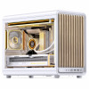 Jonsbo D33 Wood κουτί υπολογιστή, μίνι κουτί, mATX, ψημένο γυαλί, λευκό, ξύλο (D33 WD/WHITE)