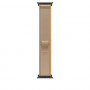 Apple Trail Loop λουράκι για έξυπνο ρολόι 49 mm, χρώμα άμμου, M/L, φινίρισμα μαύρου τιτανίου, MKAJ4ZM/A